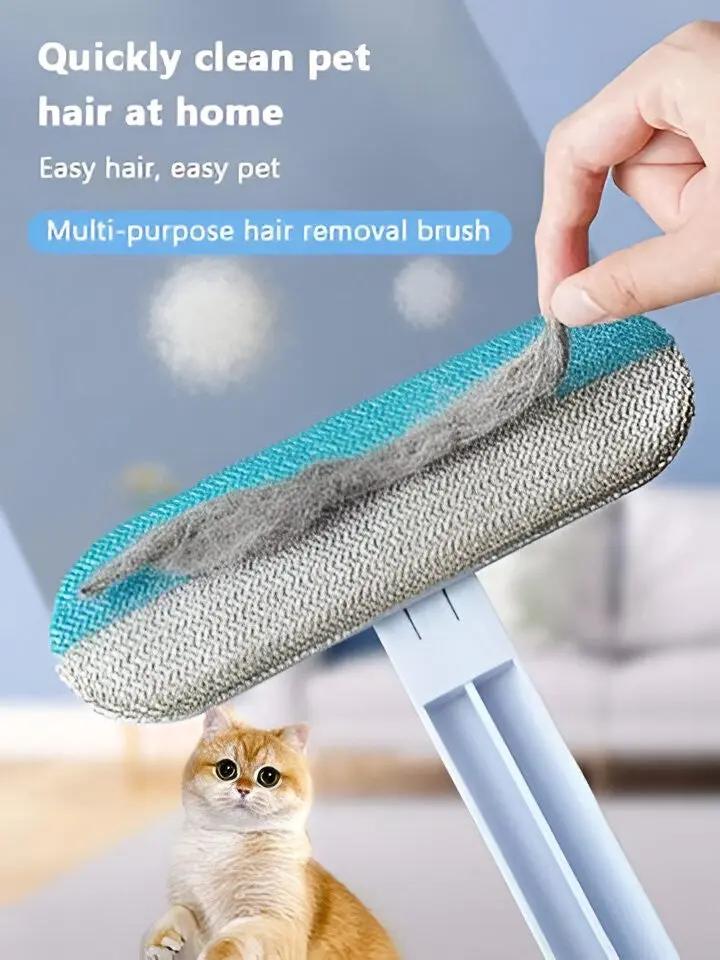 Reusable Pet Hair Remover — Fur Removal Tool for Furniture & Carpet