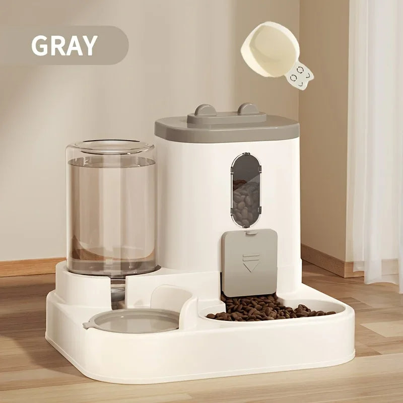 Gravity Pet Food & Water Dispenser — No-Power Feeder for Dogs & Cats