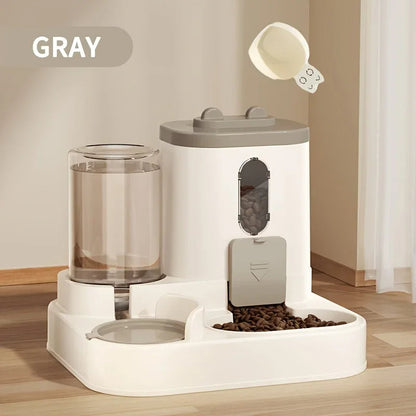 Gravity Pet Food & Water Dispenser — No-Power Feeder for Dogs & Cats
