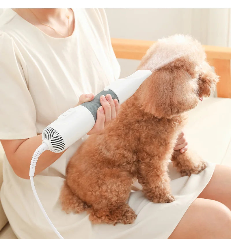 Pet Grooming Dryer Brush — Dry, Brush & Fluff Tool for Dogs & Cats