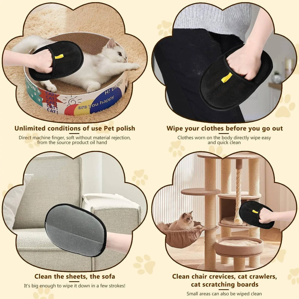 Pet Deshedding Grooming Tool — Loose Fur Remover for Dogs & Cats