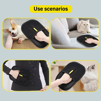 Pet Deshedding Grooming Tool — Loose Fur Remover for Dogs & Cats