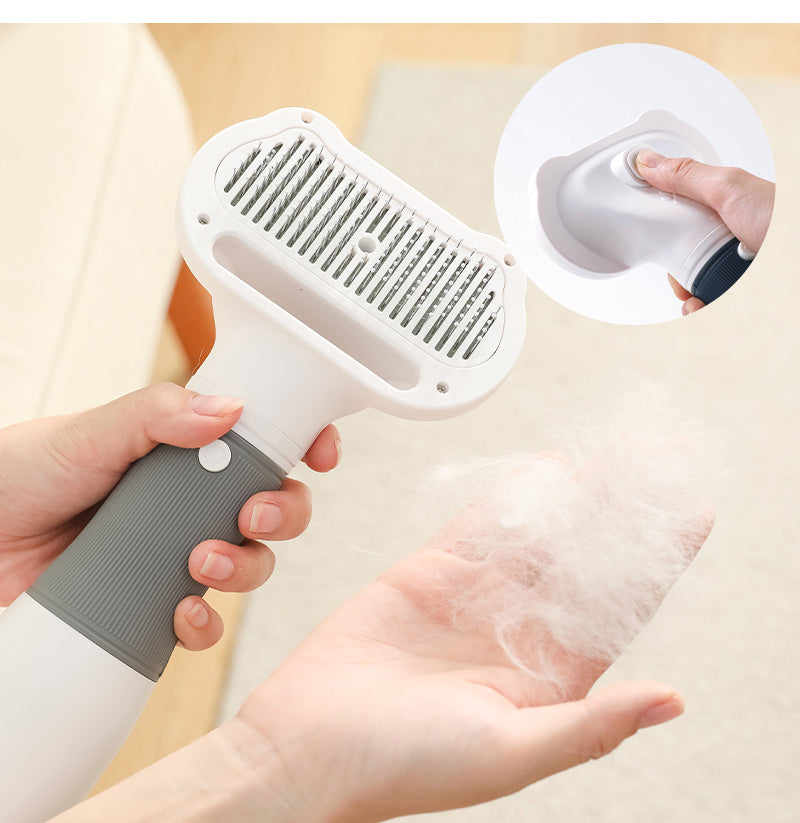 Pet Grooming Dryer Brush — Dry, Brush & Fluff Tool for Dogs & Cats
