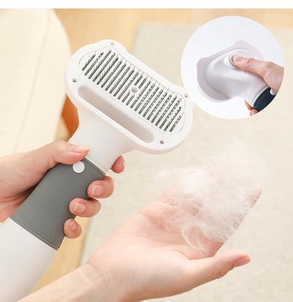 Pet Grooming Dryer Brush — Dry, Brush & Fluff Tool for Dogs & Cats