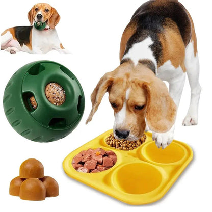 Slow Feeder Dog Bowl — Anti-Gulping Puzzle Bowl for Dogs