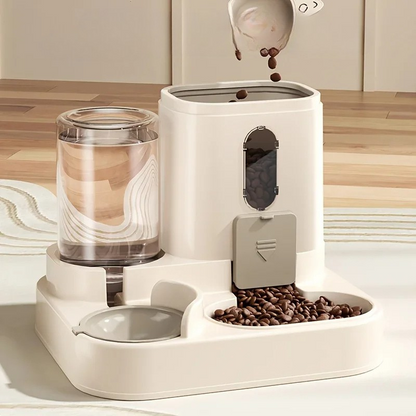 Gravity Pet Food & Water Dispenser — No-Power Feeder for Dogs & Cats