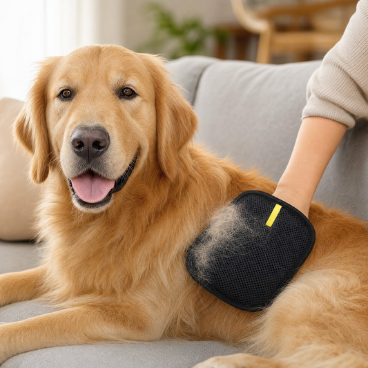 Pet Deshedding Grooming Tool — Loose Fur Remover for Dogs & Cats